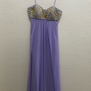 Terani Couture Lilac Evening Dress size 10